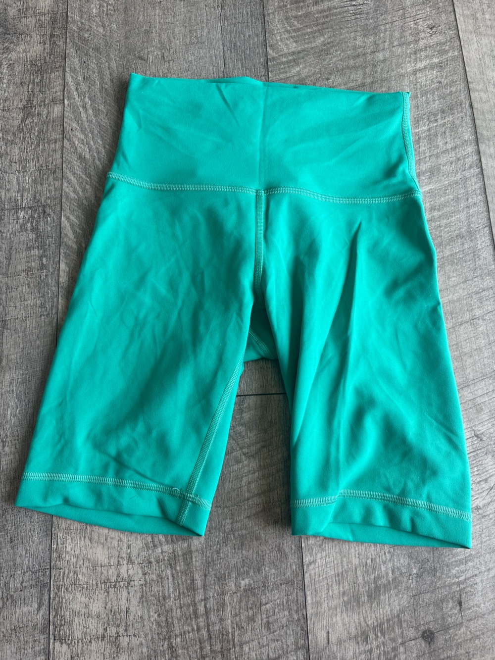 lululemon athletica Teal High-Rise Bike Shorts